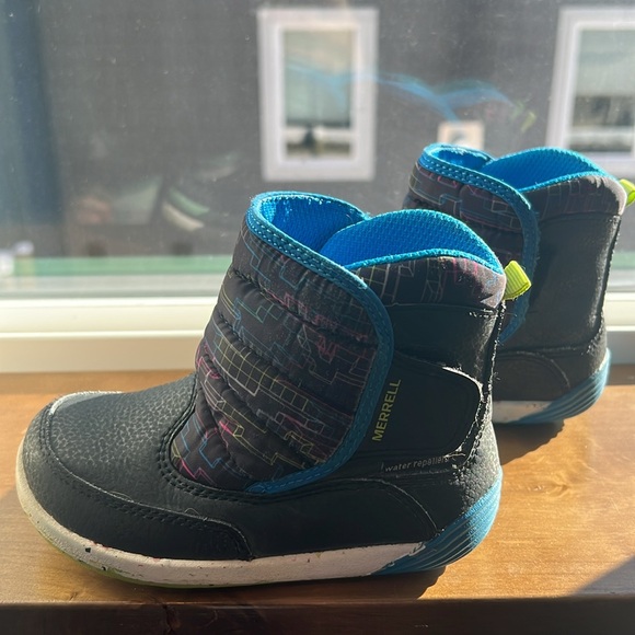 Merrill Unisex Child Bare Steps Puffer Snow Boot - Picture 4 of 6